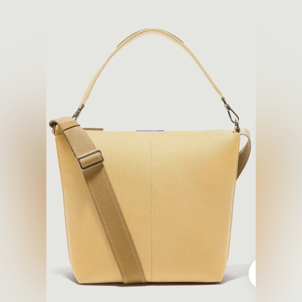 Rothy's Zip MINI BUCKET BAG in BUTTER YELLOW Crossbody Shoulder Bag NWT